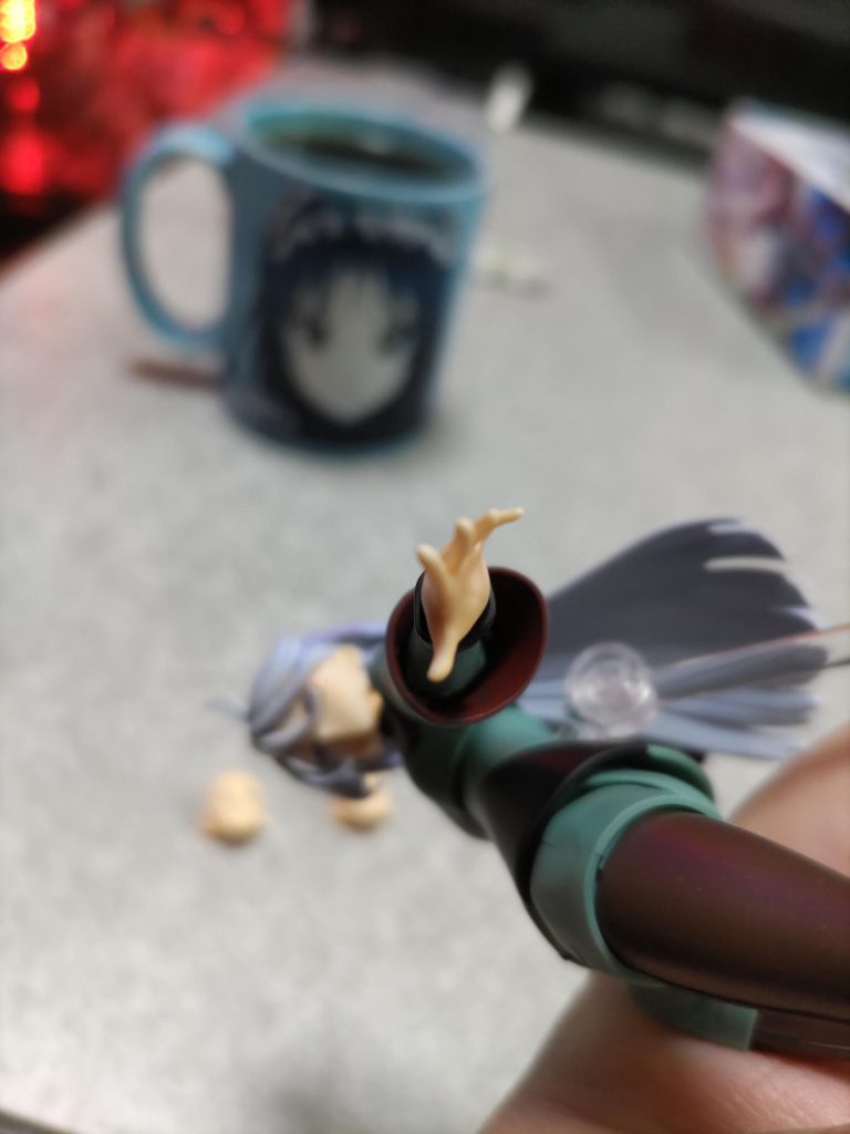 袖の内側も塗っておきました。