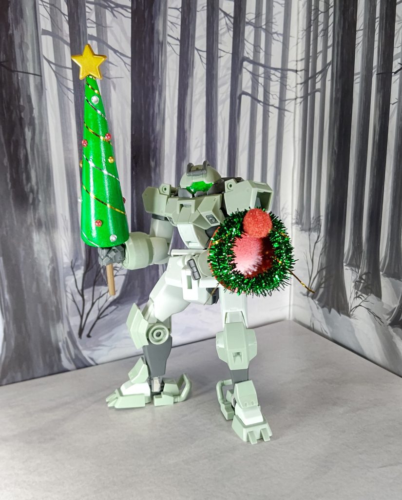 サイズ的にはhgクラスに持たせても違和感ないサイズですそれでは、皆様良いクリスマスを～