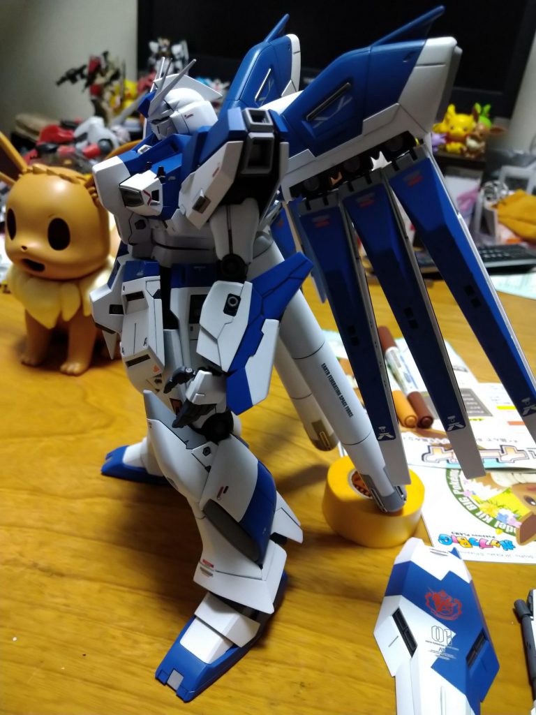 もともとかっこいいので、好みの感じに、顔とすねを少し。