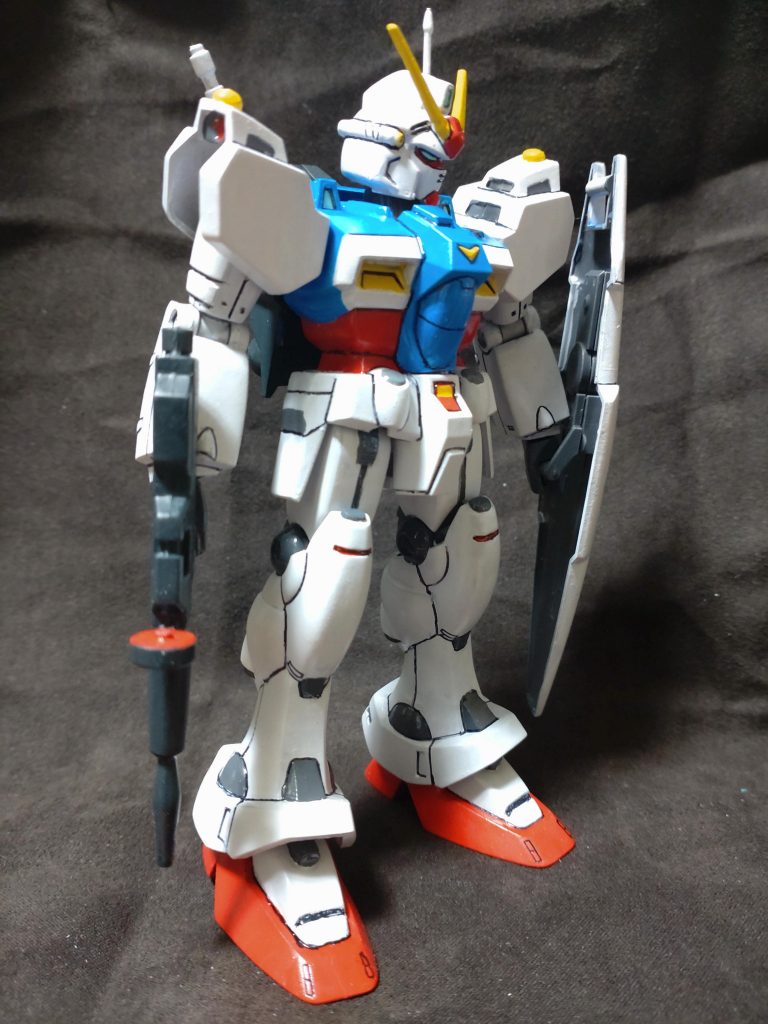 設定画のように太ましく、最近のキットよりスタイルは好きです。顔の目つきが悪いのが○。