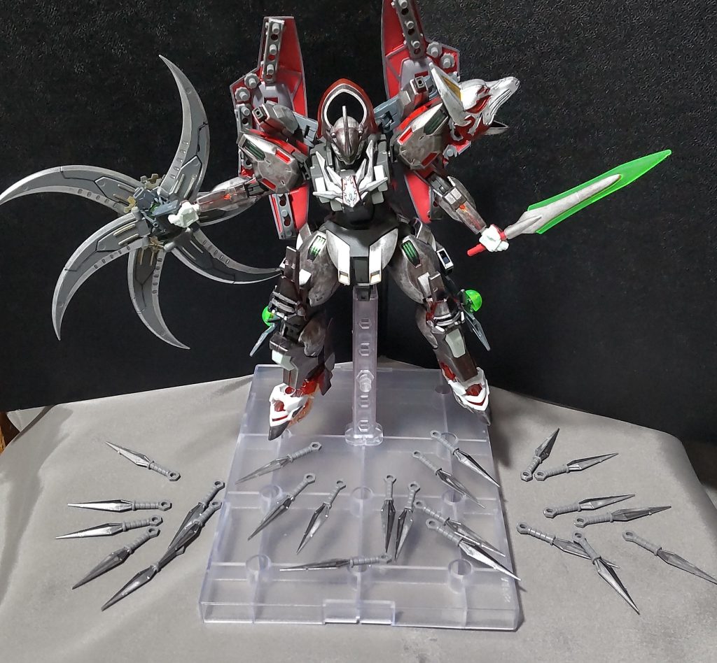 アンビカーにはそれぞれ12本ずつ取り付けており、計24本発射できます。※因みにもう少しだけ増やせます。