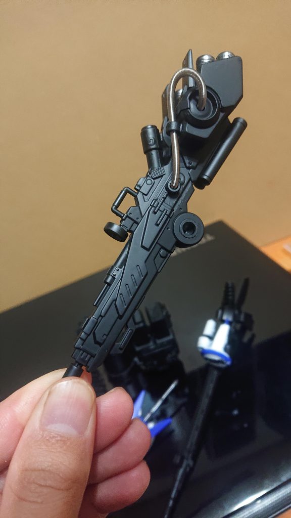 フルアーマーガンダム7号機のビームキャノンにhgのSガンダムのバックパックを追加