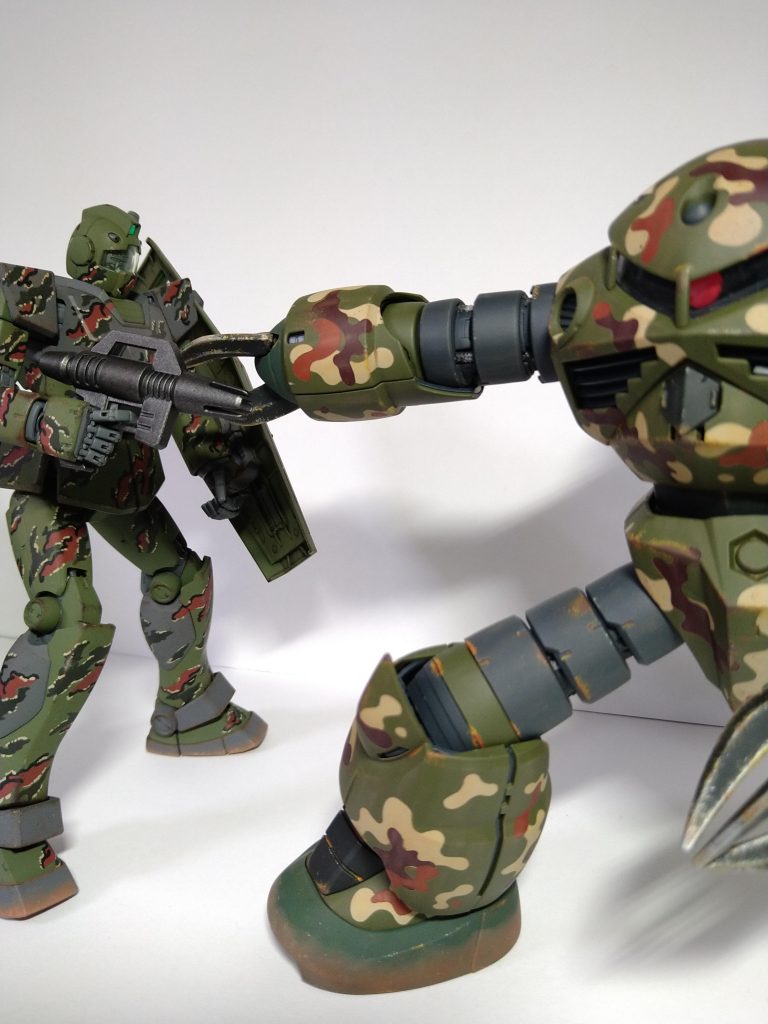 『ジャブロー』で『ジム』、やっぱりこういうシーンは必要というか(笑)