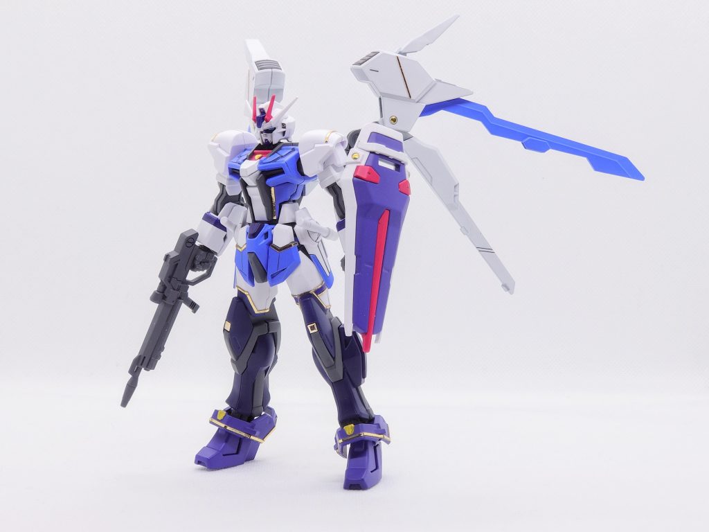 シエルストライカー専用ストライカーパック。アルティメットときのそらのイメージから作成しました。装備したらPS装甲のカラーが変色してピンクになるようにしたいですね。