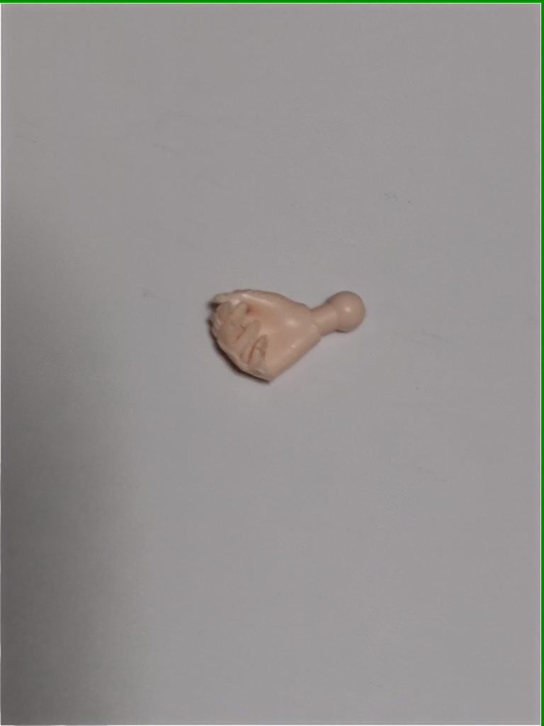 握り手が無くて、多分30msの平手(だと思います)をヘアアイロンで温め少しづつ曲げて握り手にしました。