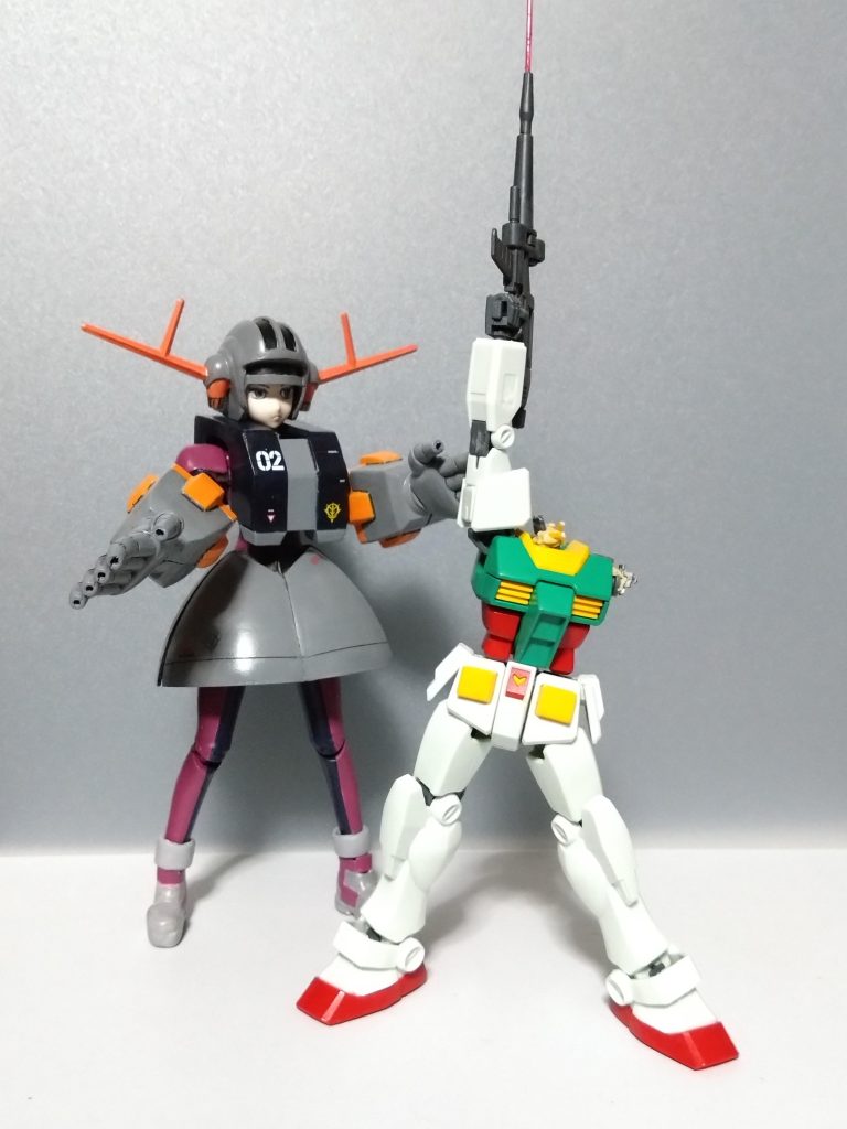 ラストシューティングと言えばジオングなんで過去作品から出演です。ラストシューティングガンダムはいつかきちんとやる予定でしたがクリスマスなんで投稿しちゃいました。このガンダムはいつかカッコよくしたいです。今年も後少し制作中のメイさんは年内完成予定してます。🙇