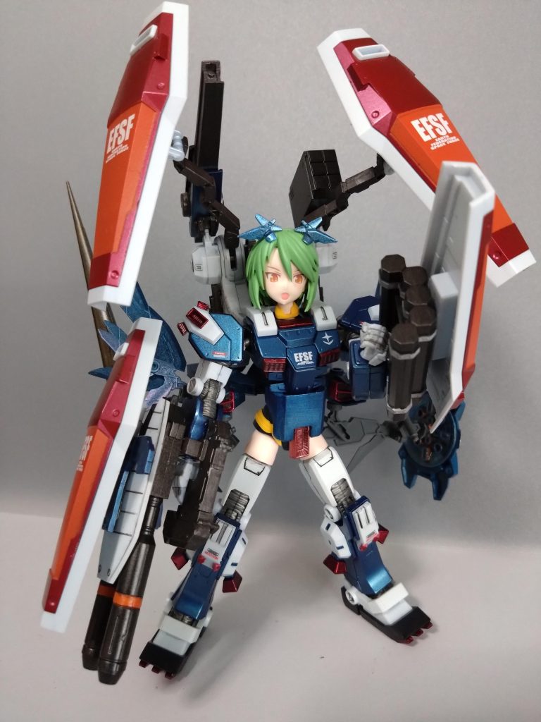 全体像です。前回アーマーパージ状態がダメだったんでしょうかねー？保険の意味でお腹も隠しました。パージ状態の画像は残念ながらカットです。😥