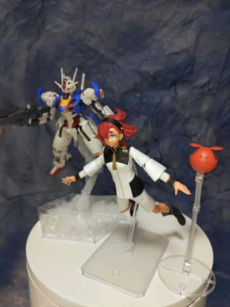 ガンダムエアリアルとツーショット