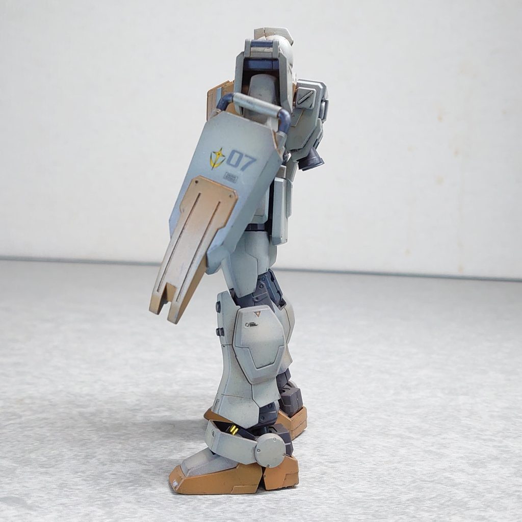 HGUC陸戦型ジム–4枚目/制作者：よっぴ猿