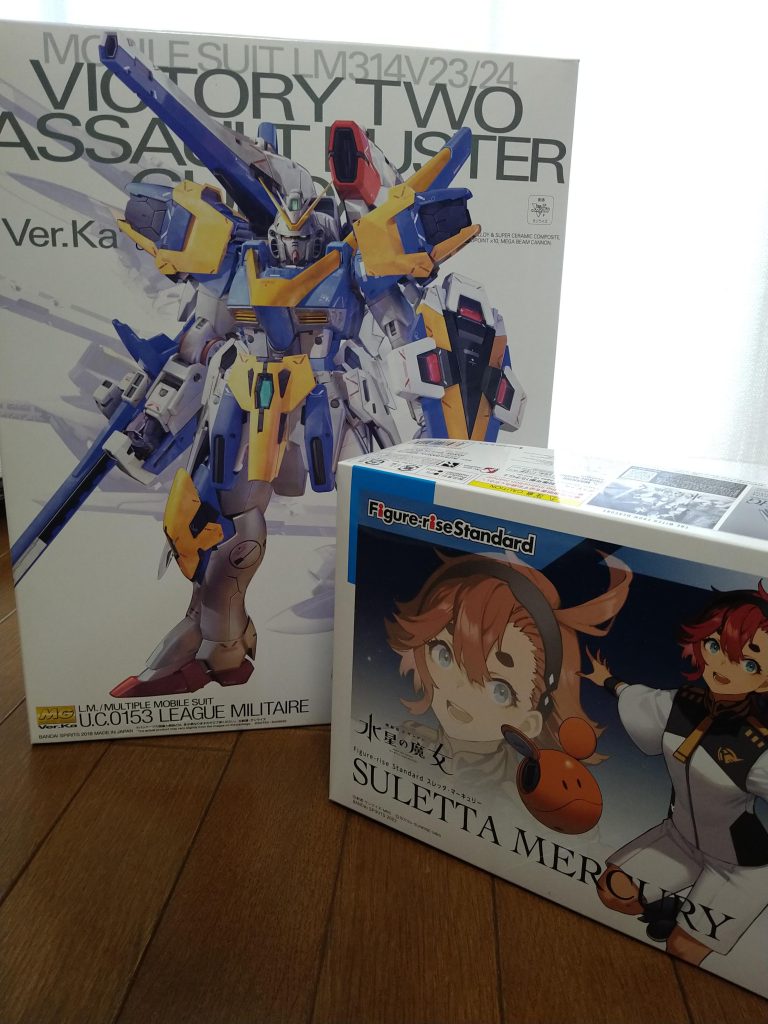 この勢いでV2AB行こうと思いましたが、水星コンが始まってしまったので、そっちを先にします。　間を開けるとV2作る気合が入るか微妙です。