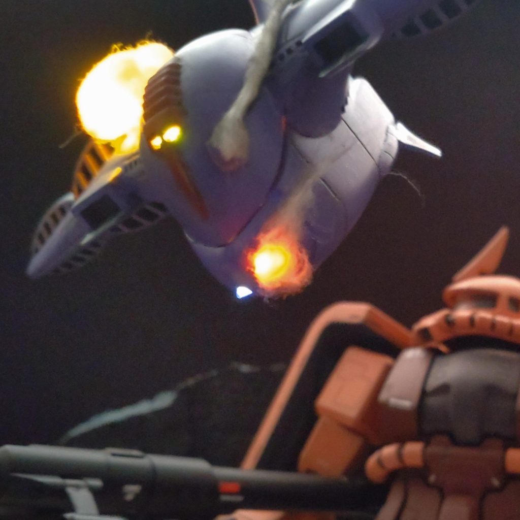 機動戦士ガンダム  ガウ攻撃空母完成品　ザクキヤノン　ガンプラ　ガルマ部隊セット 機動戦士ガンダム ガウ攻撃空母完成品 ザクキヤノン ガンプラ