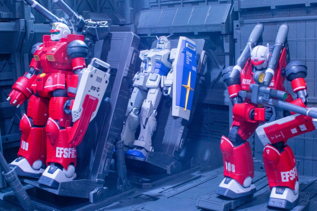 ホワイトベース再現カタパルトポーズ難しい・・