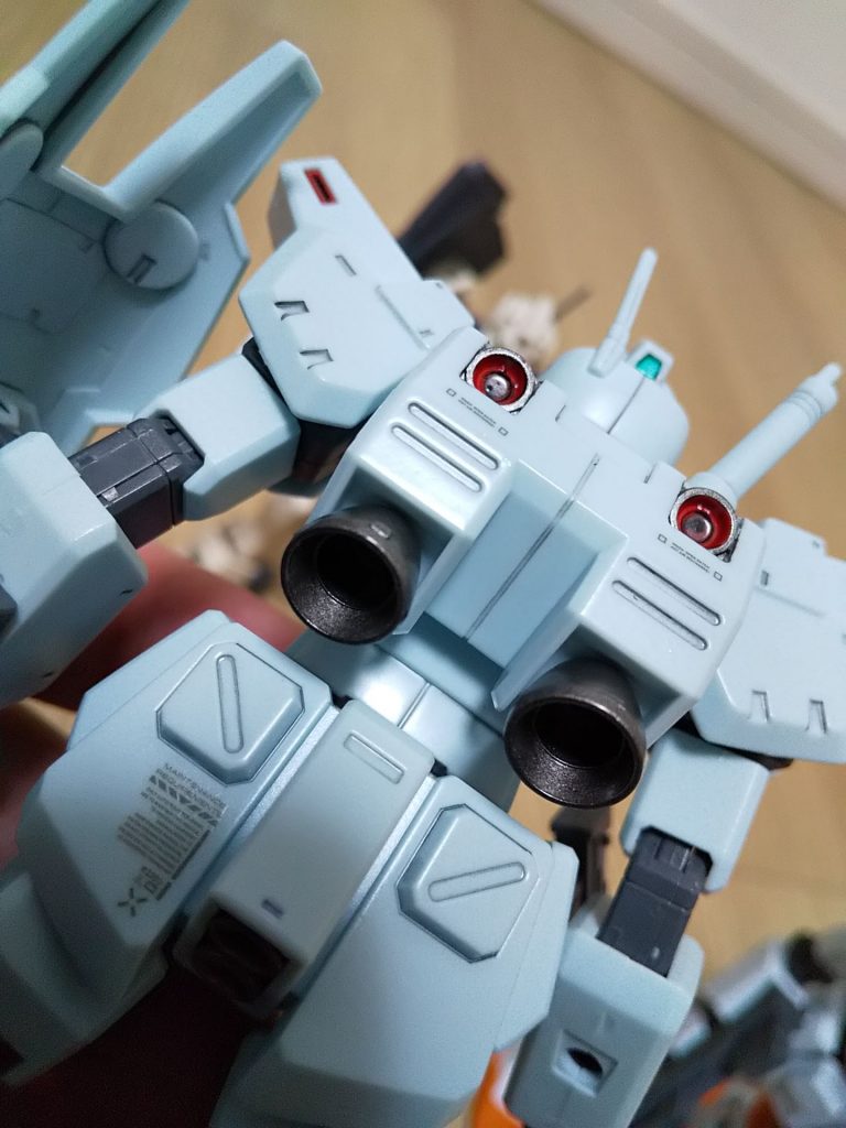 バーニアスラスターはシタデルカラー(ベース)のIRON WARRIORSで重たいガンメタル色にしました。