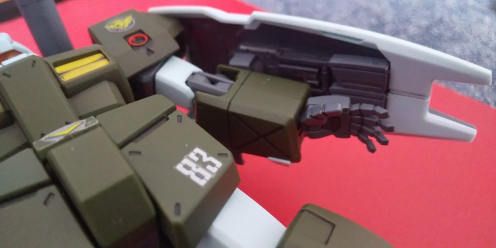 :地味にシールドの裏面に部分塗りは苦労したぞ。💦