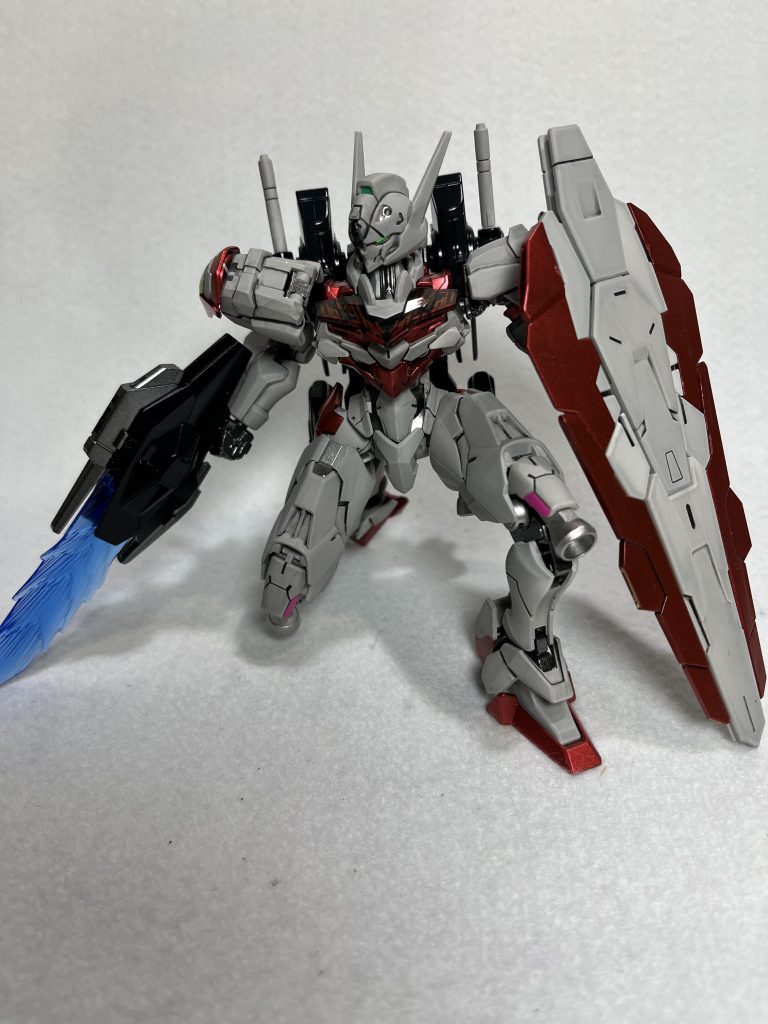 膝立ちポーズもバッチリ