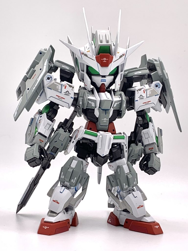 軽装化するとダブルオーのマッシブさがより際立ちます