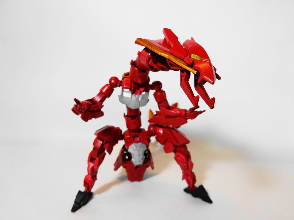 ブレイブドラゴン30mmのスピナティオ、戦国アーマーのミキシングです🎶