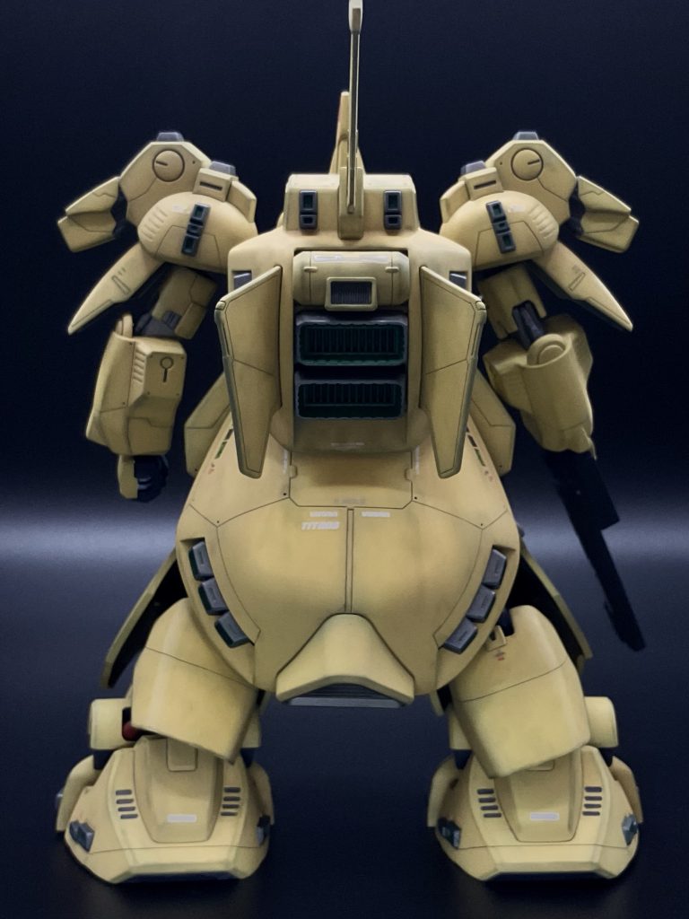 お気に入りのバックショット　ウェザリングがなかなか上手く行きました