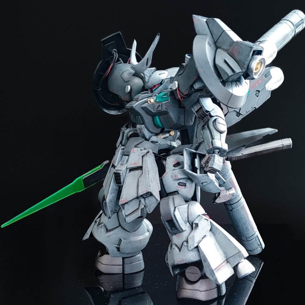 HG ディランザ カスタム機 エアブラシ全塗装 完成品 高機動試作型ディランザ｜ムシバミさんのガンプラ作品｜GUNSTA（ガンスタ）