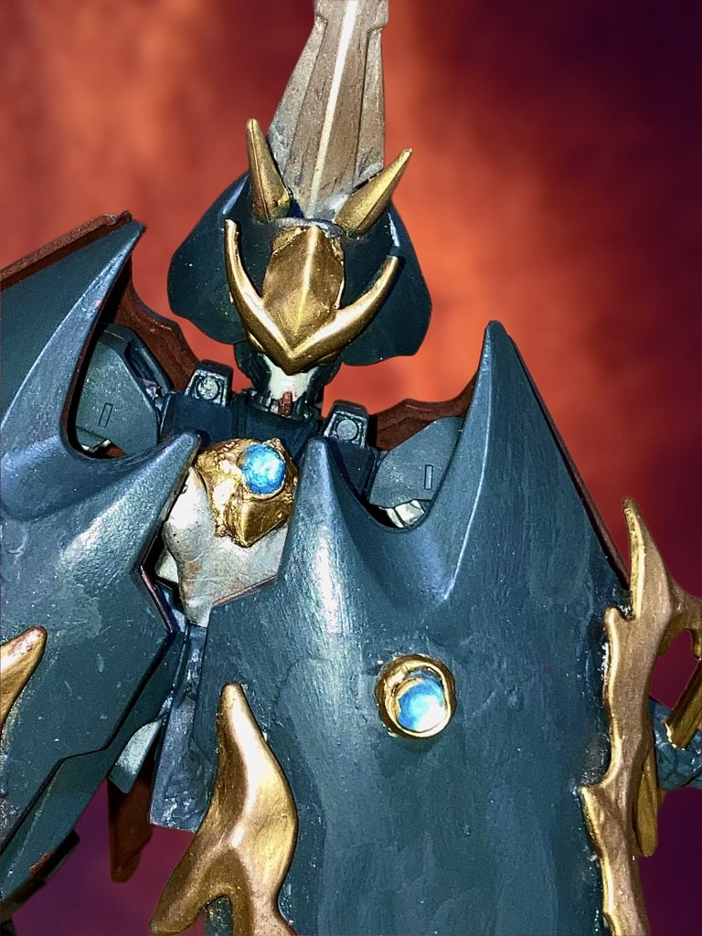 ミキシングに使った機体はデスサイズの他に、LBXルシファー、カミキバーニングガンダムの炎のエフェクト、その他ジャンクパーツをかき集めています。