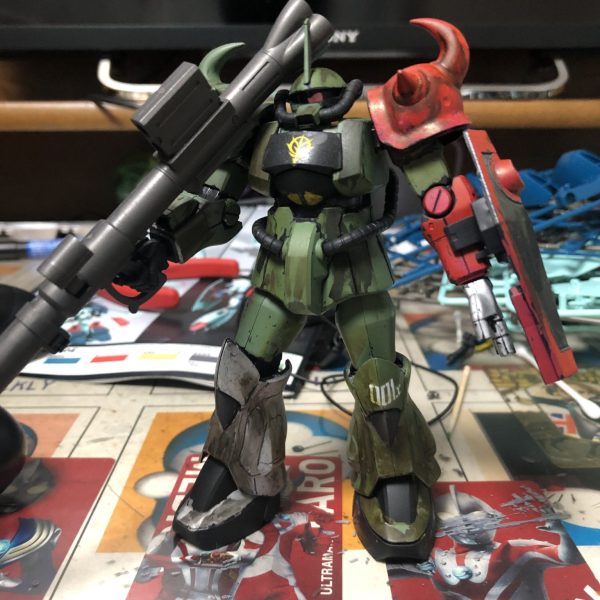 激戦を駆け抜けたグフ