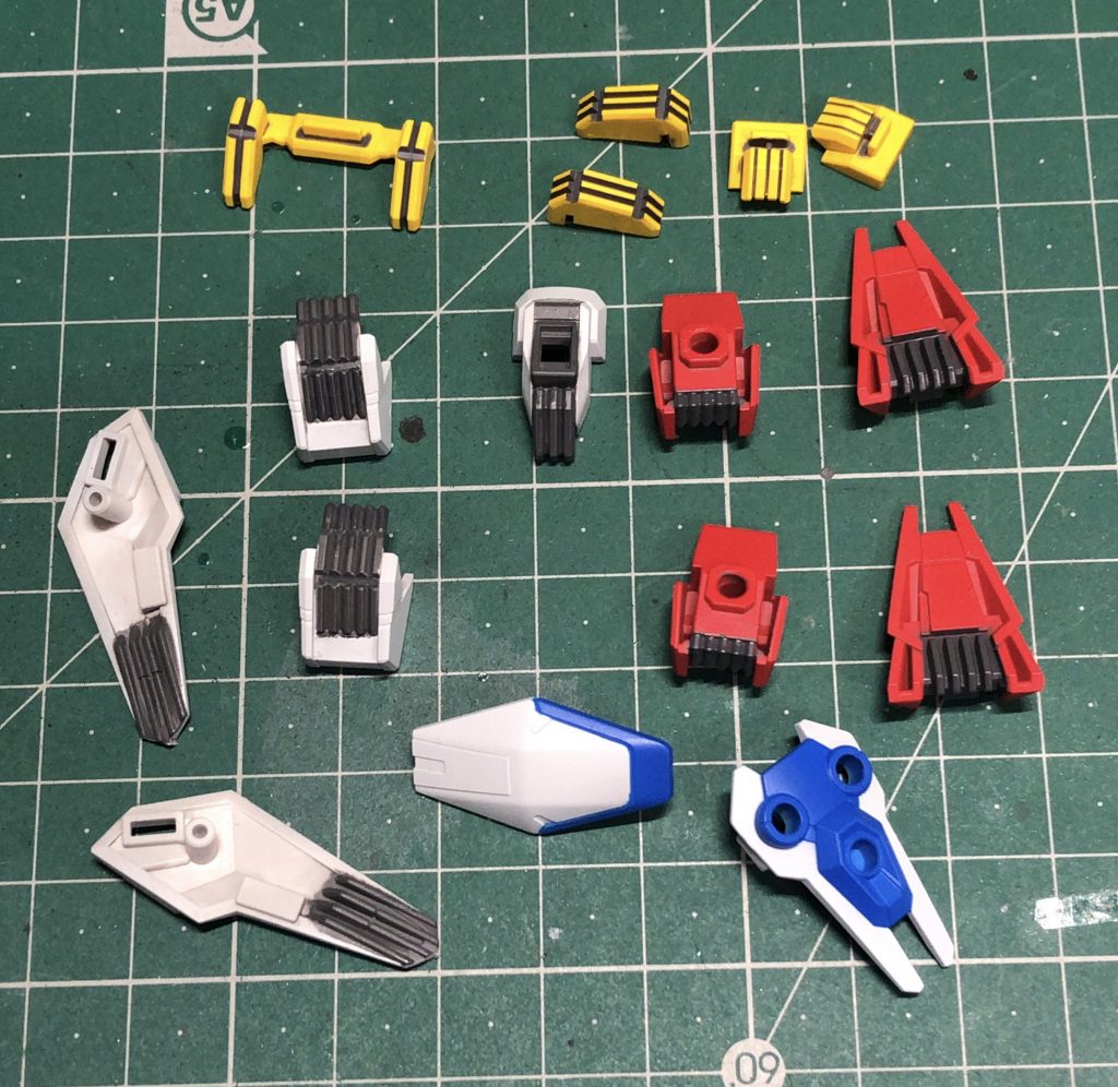 塗り分けも結構あります。