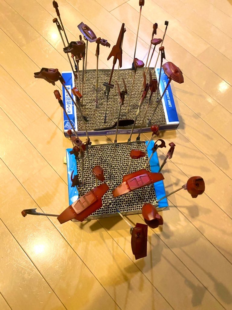 初めてのグラデーション塗装。失敗も多かったけど学びも多かったです！