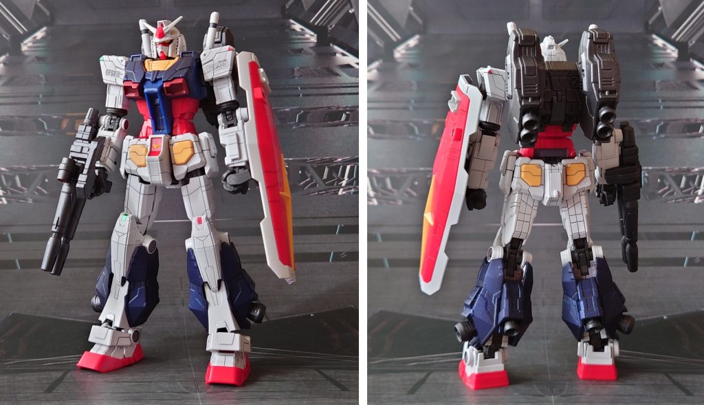 オマケ、通常カラーのF00を高機動型に換装。