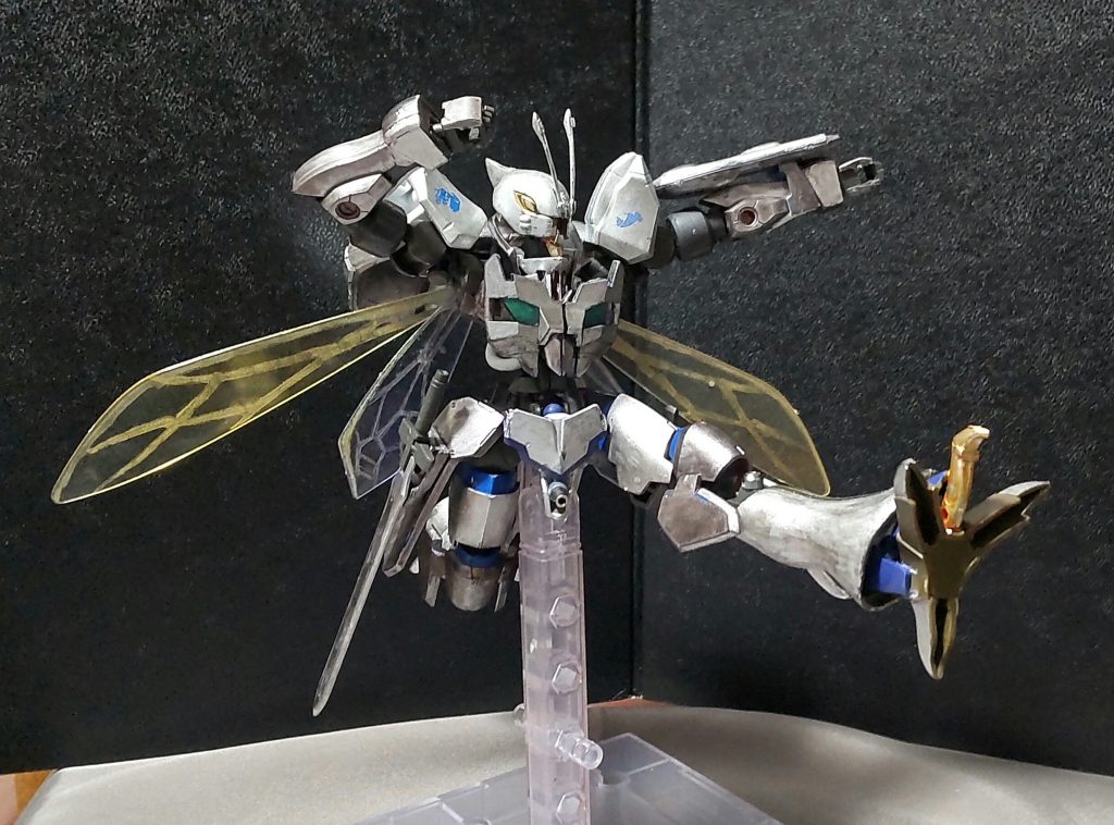 ヴァルキュリアフレームの圧倒的可動域の恩恵はしっかりと受けているので、こういうクローキック等のポーズもちゃんとできます。