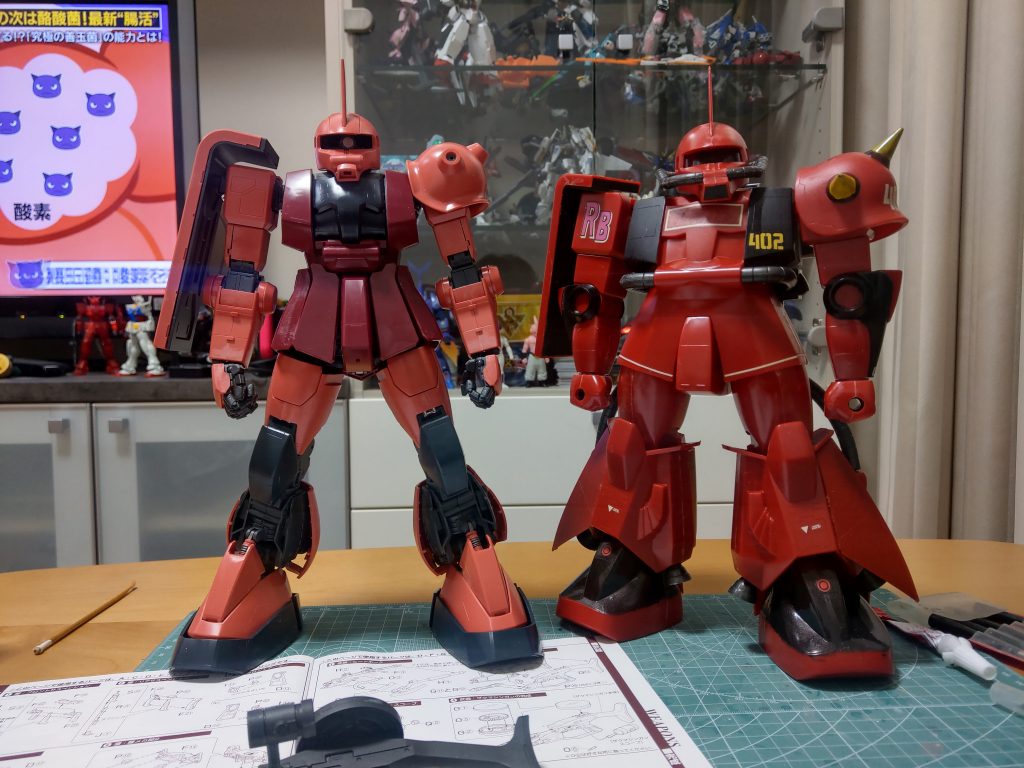 このヤフオクで買ったジャンク品、ゆるゆるでしたが一生懸命に作られていて好感が持てた当時品。できる限りパーツを流用して供養しました・・。