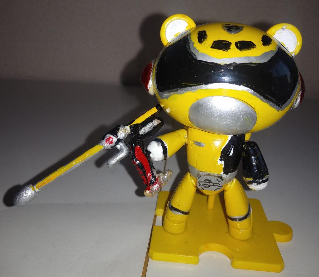 「ディーショット」手元の「ディーナックル」は、脱着可。(こちらのディーロッドは、先のディーロッドとは、別)