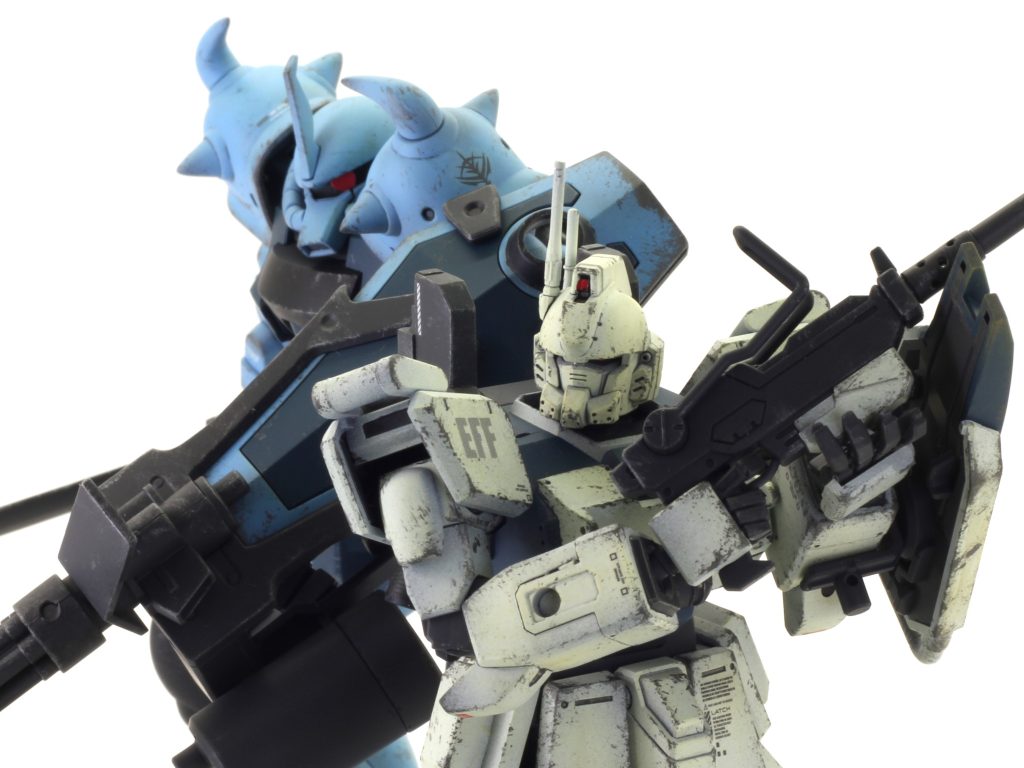 グフカスタムと同時に作りました楽しかった！