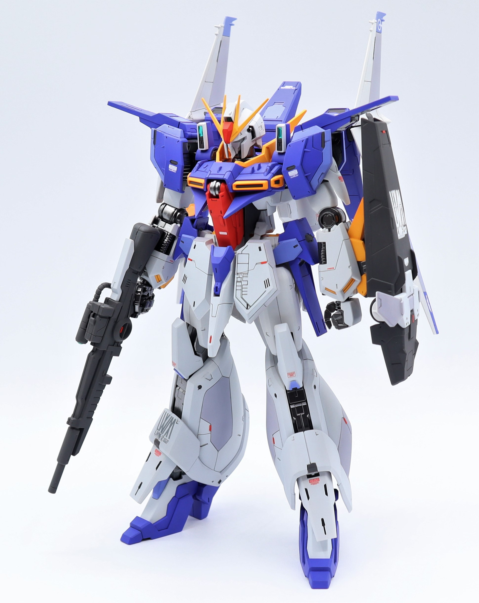 RE1/100 ガンダムリントヴルム カスタム全塗装完成品 - プラモデル