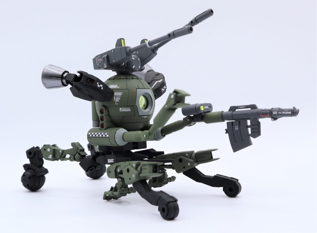 陸戦強襲型ボールはバンダイの30ｍｍのオプションパーツとシステムウェポンキットを使いました❗HGボールはサイズ感がとてもいいので色々改造幅が広がります😁