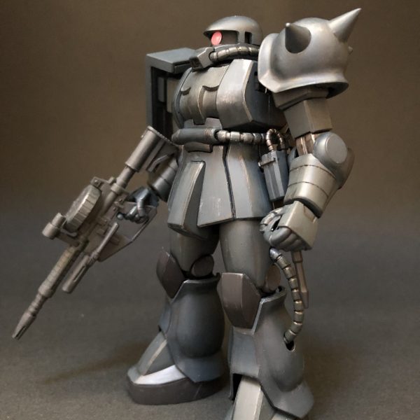 今月のエコプラ　１２月 HGUC ザクⅡ キシリア部隊カラー