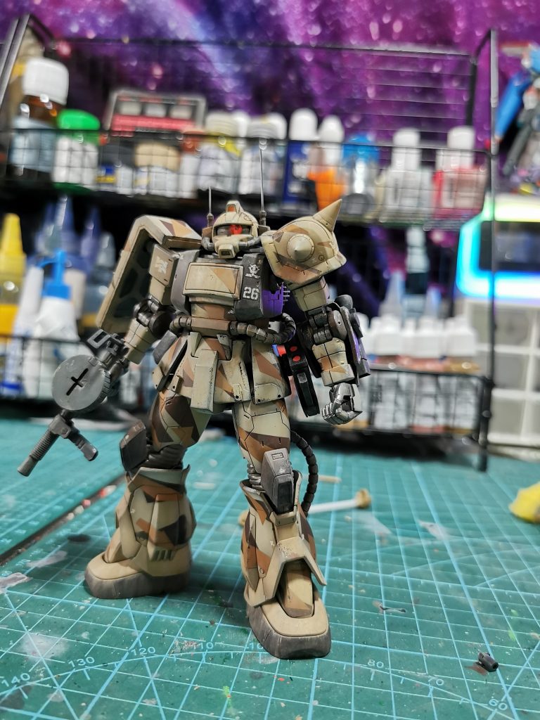 砂漠の熱い戦い–3枚目/制作者：@AlvinGor729