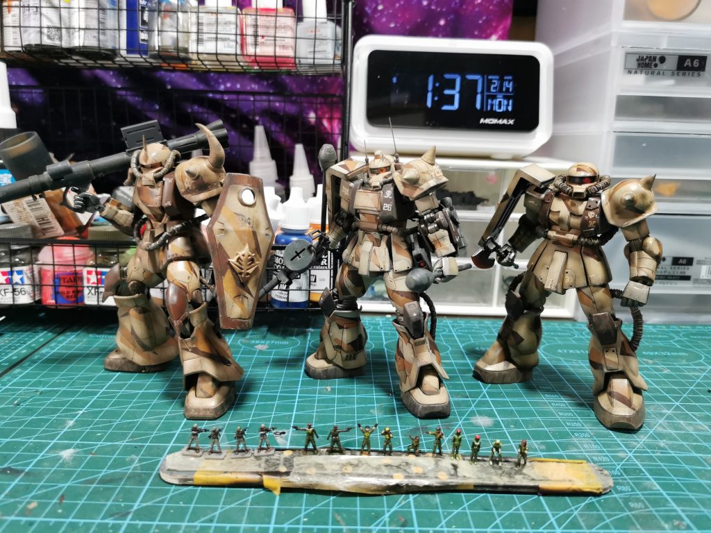 砂漠の熱い戦い–2枚目/制作者：@AlvinGor729