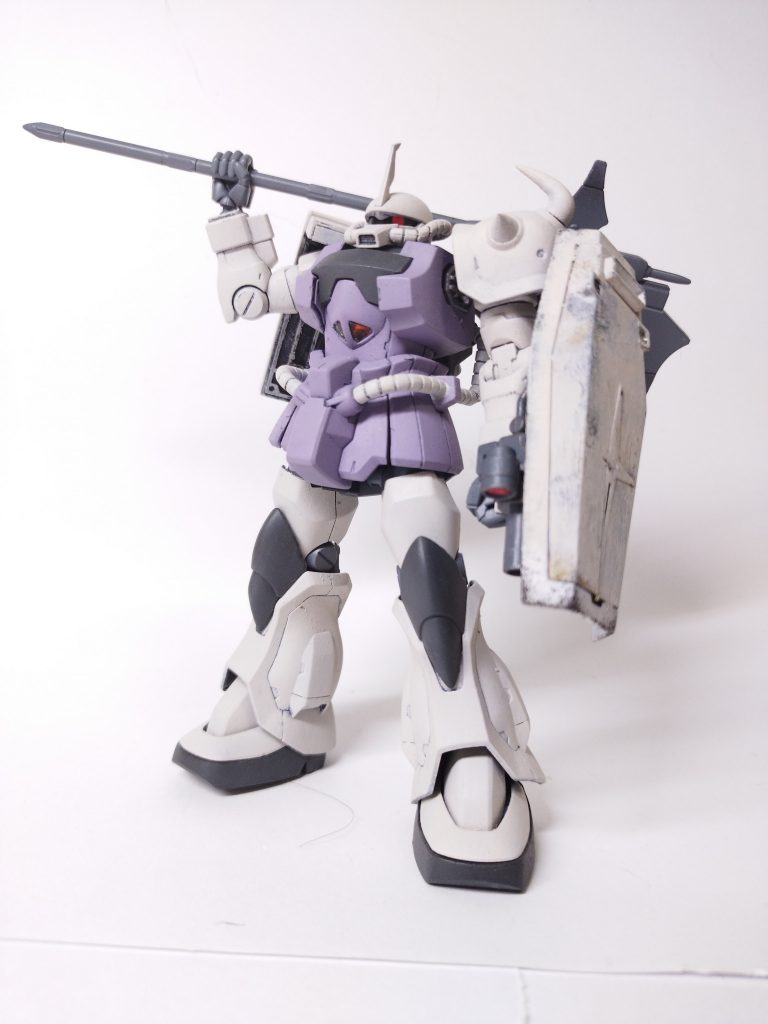 汚す前。錆はリアルタッチマーカーを綿棒でこすっただけです