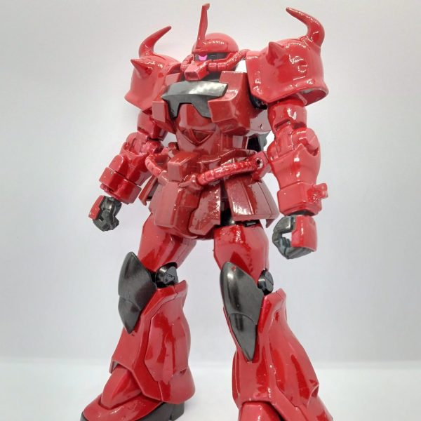 グフクリムゾンカスタム、キャンディー塗装