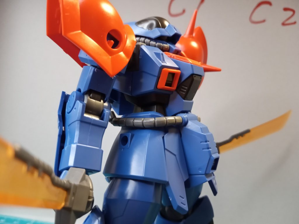 最後はアップで。原型色カラーも良いですね。