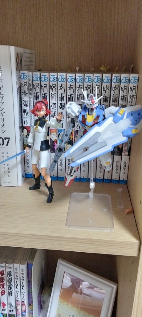 行けッ!!エアリアル!!忌まわしい記憶と共にッ…!!  どっちかって言うとジョジョのスタンドっぽいかも笑ここられんからスレッタのハンドパーツの汎用性が高いことに気付きだし新たな可能性を感じる笑