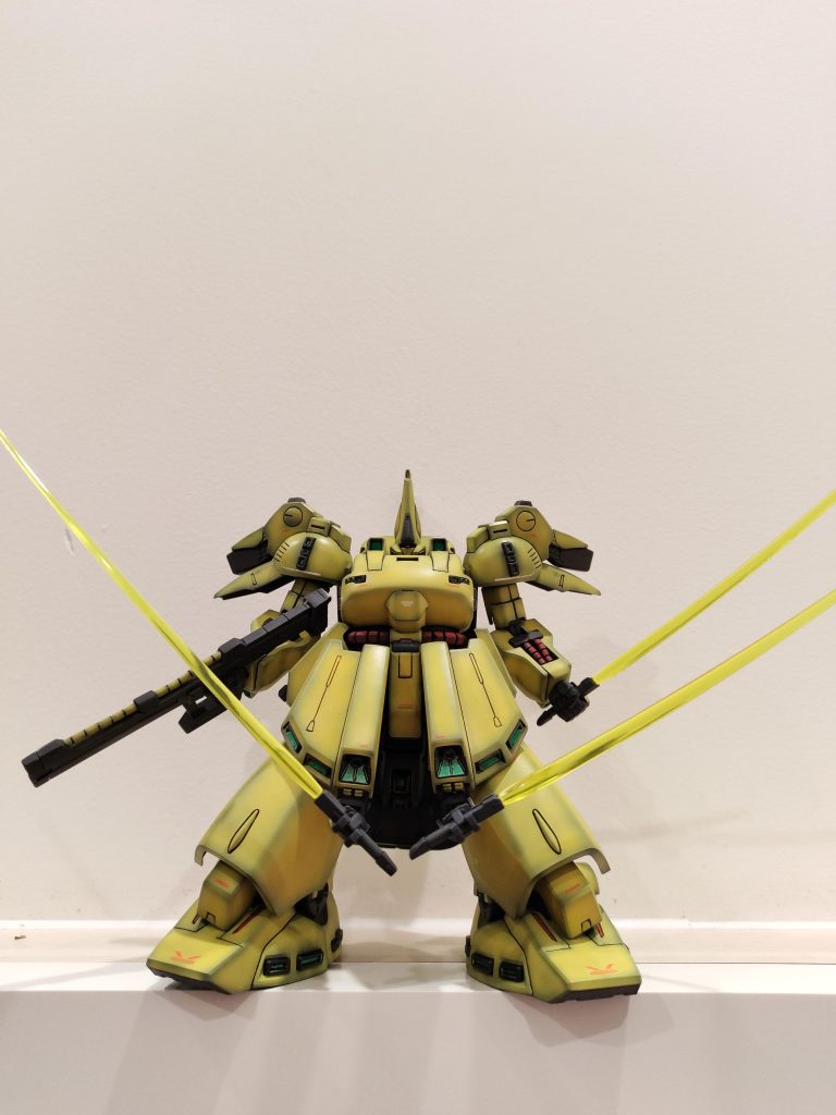 やっぱり隠し腕も用いてのビームサーベル持てるだけがかっこいいと思ってます。ご覧いただきありがとうございました!