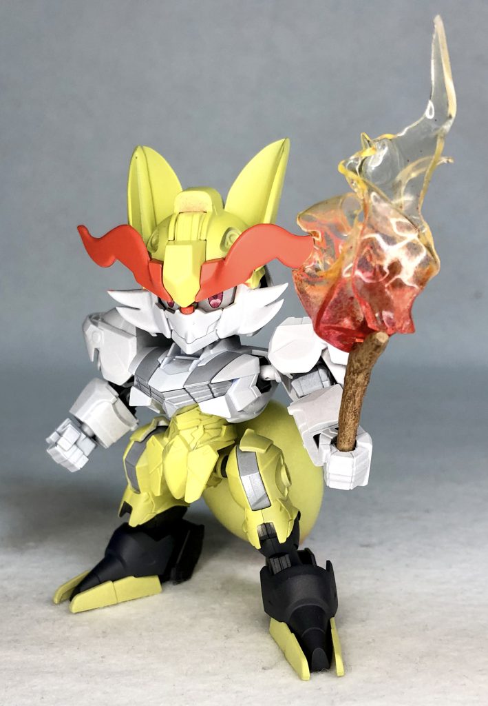 そして着火!炎エフェクトを作りほのお技を振るう様を表現いい感じにハマってくれました♪ここまでご覧いただきありがとうございます。