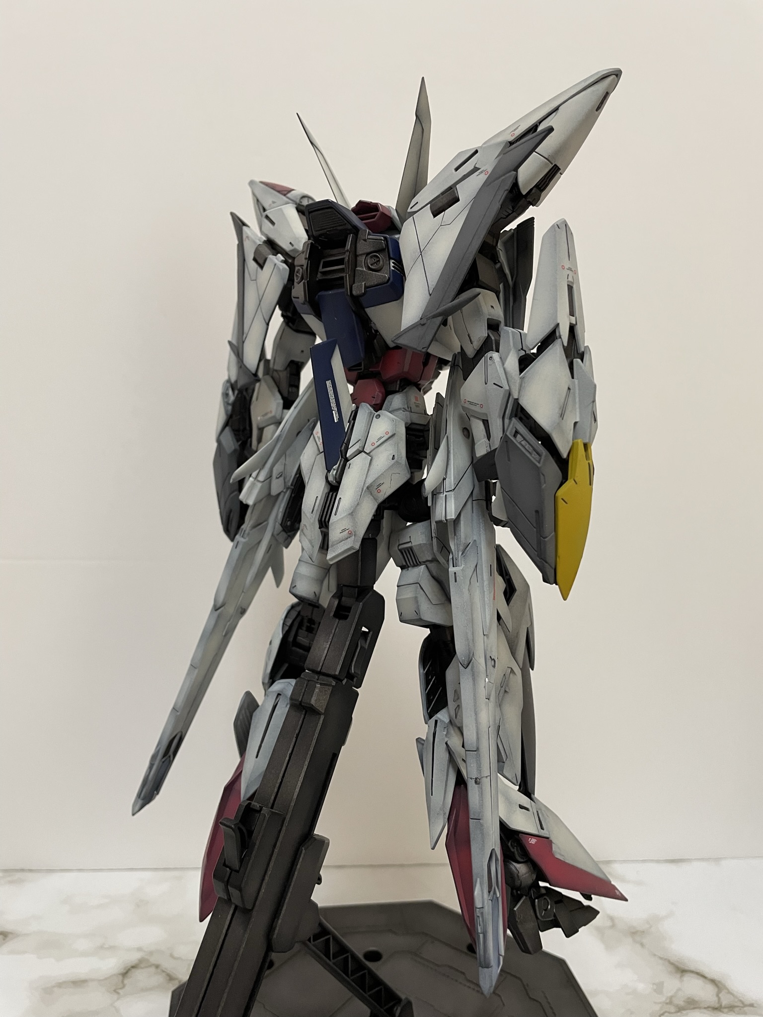 1/100 MG MVF-X08 ECLIPSE GUNDAM エクリプスガンダム アカツキ 塗装