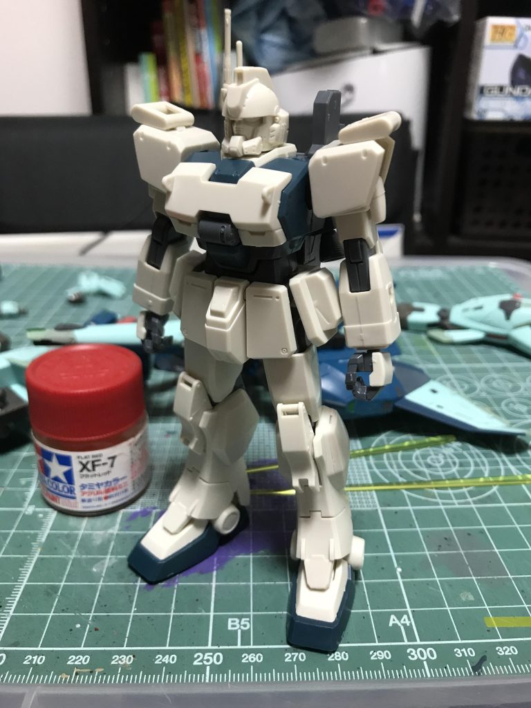 仮組みの写真です。