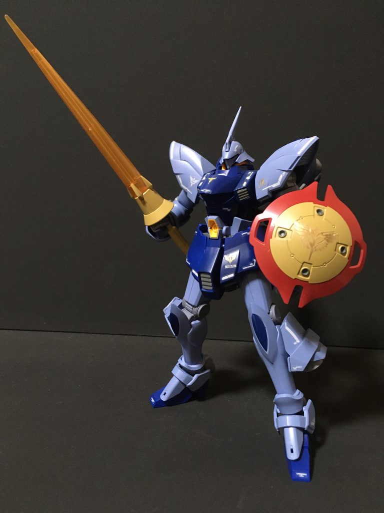 リクエストのあったギャンクリーガーランス+ヤクトドーガ盾バージョンをアップしました。ヤクトドーガ盾の方がネオジオンらしさが出ますね。