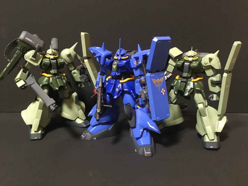 ネオジオン軍ランバ・ラル隊ザク3バージョンです。ランバ・ラル機 https://gumpla.jp/hg/1206915