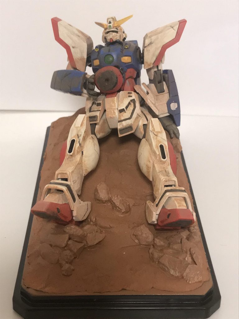 共に度重なる激闘に付き添い成長を遂げたドモンの駆るゴッドガンダムを見送る温かい表情が再現できたかどうか