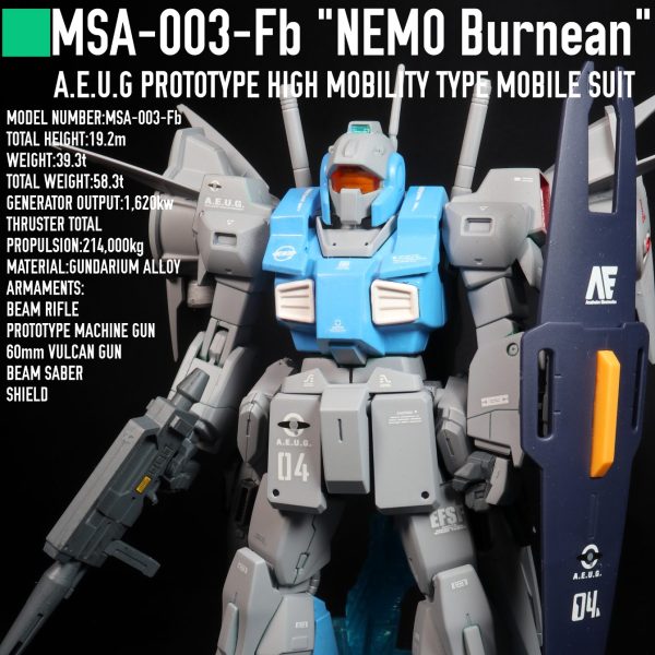 HG 高機動型ネモ ”ネモ・バーニアン”