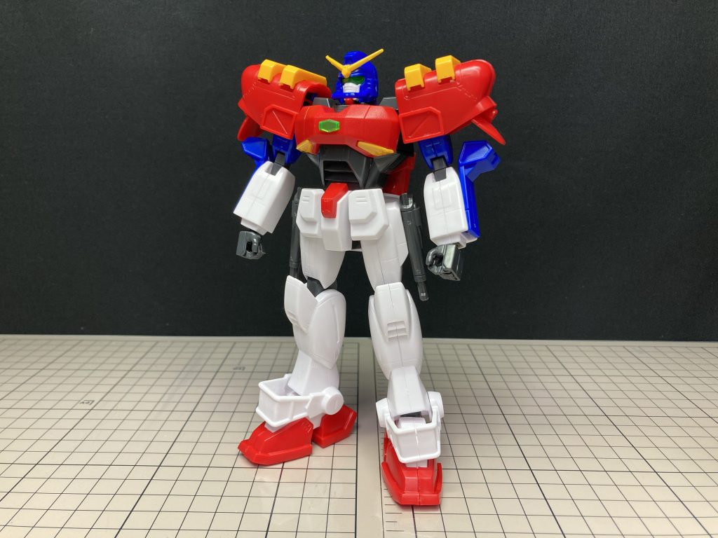 元のキットの素組みプロポーションはそれなりだが、可動範囲がお察し